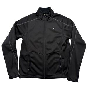 Dainese No Wind D1 Motorcycle Thermal Mid-Layer Full Zip Jacket Black Mens M